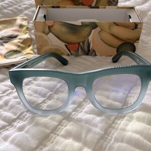 Stylish Blue Gradient Glasses